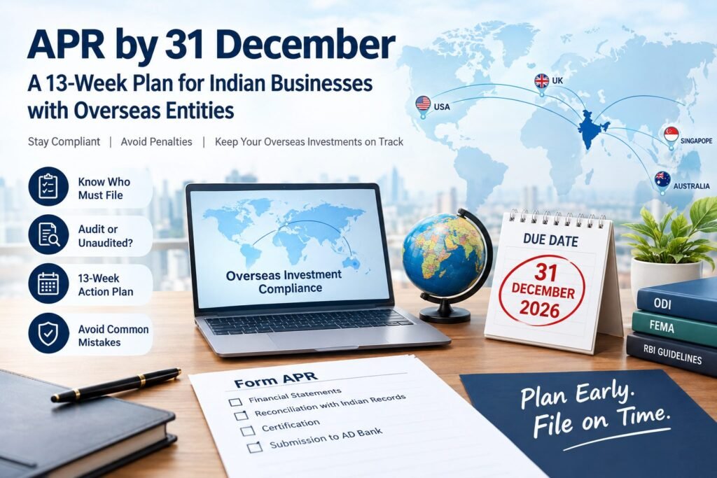 APR by 31 December: A 13-Week Plan for Indian Businesses with Overseas Entities